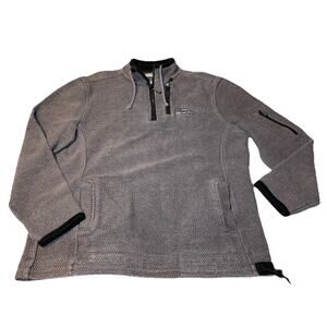 Weird Fish Fleece Mens XL - Grey - Quarter Zip Pullover - VGC